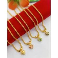ราคา สร้อยคอเศษทองแท้จี้ลงยาคละสี (20767125479)