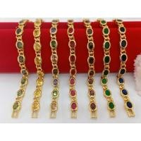 ราคา สร้อยข้อมือทองฝังพลอย (20716620735)