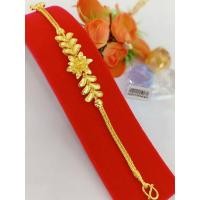 ราคา สร้อยข้อมือชุบทอง สร้อยข้อมือเศษทองแท้ (19447910913)