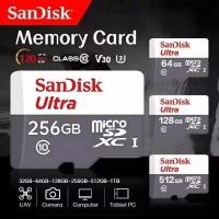 ราคา SanDisk Ultra MicroSDHC 32GB 64GB 128GB 256GB 512GB 1TB 100Mb s ไมโครเอสดีการ์ด by Banana IT (57709475239)