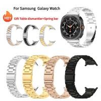 ราคา สายนาฬิกา Samsung Galaxy Watch 4 5 6 7สแตนเลสแท้ ลูกปัด 3แถว แบบทึบ ปรับขนาดได้ กันน้ำ ตัวแยกชิ้นส่วน (40803450599)