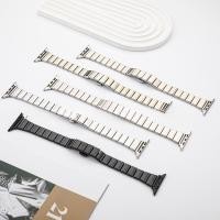 ราคา สายนาฬิกา สำหรับ Apple Watch Series 7 8 9 10 11 38 49mm สายสแตนเลส steel เกรดพรีเมียม ปรับแต่งได้ (41010445513)