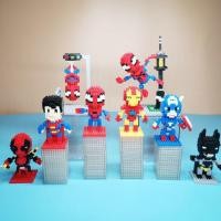 ราคา 10hero Spider Man เพชรอนุภาคขนาดเล็ก Micro Compatibl Hero Spider Man เพชรอนุภาคขนาดเล็ก Mini ใช้งานร่วมกับ Lego ของเล่นการศึกษาประกอบ Superman ประกอบอาคารบล็อก Handmade 12 09 (27480622373)