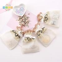 ราคา Creative Handmade Beige Wave ผ้าลูกไม้ เส้นด้าย Slub Drawstring กระเป๋า กระเป๋าเครื่องประดับ งานแต่งงานประตูถุงของขวัญ กระเป๋าของขวัญวันเกิด กระเป๋าผ้ากอซ (26991464986)