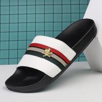 ราคา ใหม่ผู้ชายสบายๆรองเท้าแตะกีฬาผู้ชายสวมใส่ EVA Soft Sole รองเท้าแตะในร่มผู้ชาย Flip Flops สบาย (50659872535)