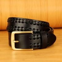 ราคา เข็มขัดหนังวัวแท้ทอมือหัวเข็มขัดวินเทจสําหรับผู้ชาย สไตล์เรโทร กางเกงอินเทรนด์ (43780736310)
