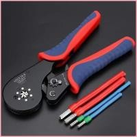 ราคา TUBULAR Pre INSULATED Terminal CRIMPING คีม Cold Terminal หกเหลี่ยมคู่มือ CRIMPING TOOL ประเภทเข็ม (54110539350)