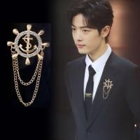 ราคา เข็มกลัดสูทผู้ชาย สไตล์ทหารเรียบง่าย สำหรับงานธุรกิจ (48759380227)
