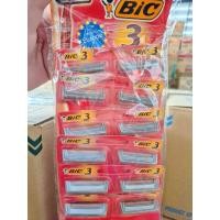 ราคา Bic บิค 3 มีดโกน 3 ใบมีด แพค 12 ชิ้น (47255921779)
