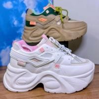 ราคา G15 ไซส์ 35 40 รองเท้าผ้าใบส้นสูง สไตล์เกาหลี ทนทาน รองรับเท้าพื้นเรียบ เสริมความสูง 7 5 ซม แถมสาย (29480748562)