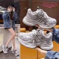 ราคา Hellomyshoes G32 รองเท้าผ้าใบแฟชั่นเกาหลี สุดน่ารัก ทนทาน แข็งแรง หนังนิ่ม พร้อมส่งจากไทย เสริมสูง 5 CM (48760229407)
