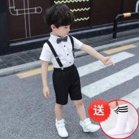 ราคา ชุดเด็ก เดรส ชุดสูทผู้ชาย ชุดเด็กชาย ชุดการแสดง ฤดูร้อนโฮสต์น้อย การบรรยายหล่อชุดเด็กสไตล์อังกฤษดอกไม้เด็กชาย 04 27 (52159570023)