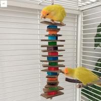 ราคา กระดาษไม้ธรรมชาติ Parrot Chewing ของเล่นแขวนกรงนก Enrichment สําหรับ Cockatiel Budgie Lovebird Conure (55210384422)