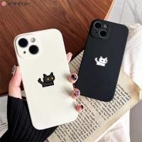 ราคา สําหรับXiaomi 15 15T 15S Civi 5 Pro Poco M7 X7 Pro F7 Xiaomi15T PocoM7 4G 5Gเคสโทรศัพท์น่ารักพิกเซลแมวแมวตลกการ์ตูนCreative SimpleสีดําสีขาวFrosted Softปลอกกรณีฝาครอบ (49706995709)