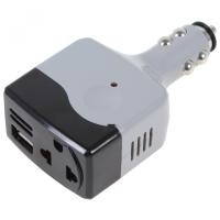 ราคา อะแดปเตอร์แปลงไฟ DC 12 24V เป็น AC 220V USB 6V สําหรับรถยนต์ (25223308783)