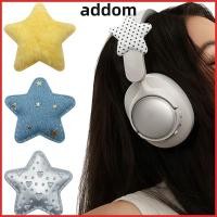 ราคา ADDOM 2 Pack ตกแต่งหูฟัง สิ่งที่แนบมาชุดหูฟังรูปดาว Creative ปรับ DIY ที่ถอดออกได้หูฟัง Charms Girls (50658396591)