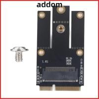 ราคา ADDOM Mini PCI E Adapter สีดําแบบพกพา M 2 NGFF อะแดปเตอร์ ทนทานที่ถอดออกได้ Plug and Play WiFi Card Converter อุปกรณ์คอมพิวเตอร์ (46408776218)