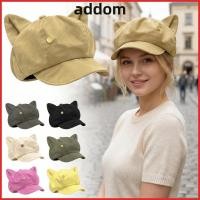 ราคา ADDOM Newsboy Cap Cat Ears Cat Pattern Womens Beret ยอดนิยมสไตล์ญี่ปุ่นอะนิเมะหวานเบสบอลหมวกทุกวันชุด (45459138497)