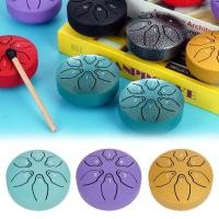 ราคา AIQIN77 กลองกระทะมือขนาดเล็ก Multicolor 3 นิ้วชุดกลองลิ้นเหล็ก เครื่องเพอร์คัชชัน 6 Tone พร้อมไม้ตีกลองกลอง Hollow สมาธิกลองผู้ใหญ่ วัยรุ่น (51158904928)