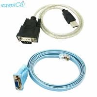 ราคา RJ45 สายเคเบิลเครือข่าย Serial Cable Rj45 ถึง DB9 และ RS232 ถึง USB 2 in 1 CAT5 Ethernet Adapter สายคอนโซล LAN (54658768869)