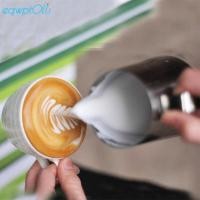 ราคา เหยือกนม 350Ml สแตนเลส Frothing Pitcher ดึงถ้วยดอกไม้กาแฟนม Frother Latte Art โฟมนมเครื่องมือ Coffeeware (51558759695)