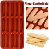 ราคา Tiramisu Finger Biscuit Silicone Mould 15 Cavities Cereal Bars Baking Mould Chocolate Bar Mold แม่พิมพ์ซิลิโคนแถบยาว (41307969959)