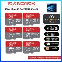 ราคา SanDisk Ultra MicroSDXC UHS I 32GB 1TB ความเร็วสูงสุด 140 MB s U1 A1 SDSQUAB 128G GN6MN (46059464989)