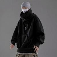 ราคา Functional hoodie ผู้ชายแบรนด์อินเทรนด์ hooded oversize เสื้อแจ็คเก็ตหมวกขนาดใหญ่พร้อมหมวกปัก (29953349177)