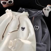 ราคา เสื้อกันหนาวมีฮู้ดสําหรับผู้ชายในฤดูใบไม้ผลิ ฤดูใบไม้ร่วง และฤดูหนาว พร้อมผ้าฟลีซและเสื้อโค้ทวัยรุ่นแบบหนา (29019320737)