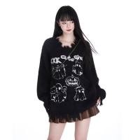 ราคา เสื้อกันหนาว Oopamine Halloween Orange เสื้อไหมพรมถักคู่รัก (28761808835)