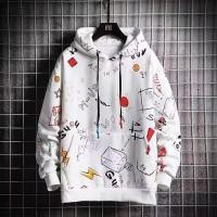 ราคา เสื้อสเวตเตอร์ผู้ชายเวอร์ชั่นเกาหลีฮิปฮอปมีฮู้ด (28459335987)