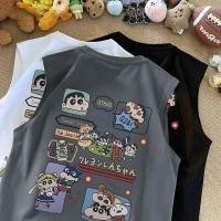 ราคา เสื้อกล้ามผู้ชายฮิปฮอปกีฬาฤดูร้อนเสื้อยืดแขนกุดคู่อะนิเมะการ์ตูนเสื้อชั้นในสตรี (27857858667)