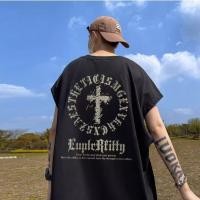 ราคา เสื้อยืด แขนกุด ทรงหลวม แฟชั่นสําหรับผู้ชาย (20782032650)