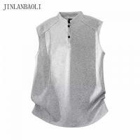 ราคา เสื้อยืดไหล่ฤดูร้อนสําหรับผู้ชายพร้อมเสื้อชั้นในสตรีกีฬาแขนกุด (52207761015)