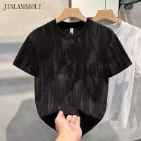 ราคา มัดย้อมครึ่งแขนเสื้อยืดผู้ชายคอกลมเสื้อเชิ้ตแขนสั้นอเนกประสงค์ (46808047840)