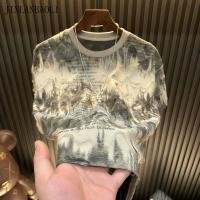 ราคา ผู้ชายมัดย้อมคอกลมแขนสั้นเสื้อยืดอเนกประสงค์ครึ่งแขนด้านบน (43377965176)