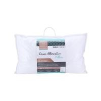 ราคา HomeHuk หมอนหนุนใยไมโครไฟเบอร์ รุ่นซูพรีม ขนาด 19 x 29 นิ้ว สีขาว (25385646132)