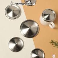 ราคา FANIELLAPOWELL 2 ชิ้นฝาครอบแก้วโลหะพร้อมที่จับนูนอุณหภูมิความร้อนการเก็บรักษาฝาปิดปิดผนึก (50358081699)