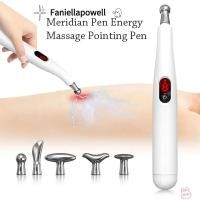 ราคา FANIELLAPOWELL ปากกาฝังเข็มอิเล็กทรอนิกส์ ผ่อนคลายรักษานวด แบบพกพาบรรเทาอาการปวด Acupuntura นวด Meridian Energy Pen นวดร่างกายเต็มรูปแบบ (50950499443)