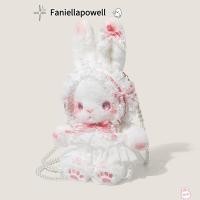 ราคา กระเป๋าตุ๊กตา FANIELLAPOWELL กระเป๋าสะพายกระต่าย Lolita กระเป๋าโซ่มุกเจ้าหญิงกระต่ายหูยาว (50706423984)