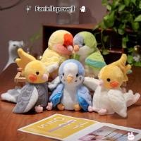 ราคา FANIELLAPOWELL ตุ๊กตาหุ่นมือ Budgerigar Bird คอสเพลย์ตุ๊กตาตุ๊กตา Kawaii Monk Parakeet Cockatiel 20 ซม ตุ๊กตานกแก้วปุยเด็ก (49306439055)