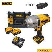 ราคา DCF900P2T บ๊อคไร้สาย 1 2 DEWALT บล็อกกระแทกไร้สาย 4 หุน 20V DCF900P2T 5 0AhX2 รับประกันศูนย์ 3 ปี (20983663248)