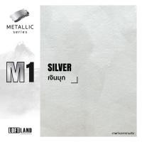 ราคา LOFTLAND ปูนลอฟท์ขัดมันสำเร็จรูป สีลอฟท์ Metallic series M1 Silver เงินมุก (5163132729)