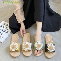 ราคา REBACCA ดอกไม้รองเท้าแตะ สไตล์โบฮีเมียน PVC Flips Flops นุ่ม Anti Slip Beachwear รองเท้าหวานรองเท้าแตะสําหรับผู้หญิงฤดูร้อน (50159991894)