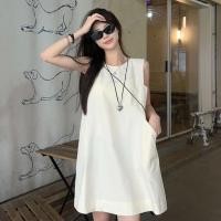 ราคา ลดราคาทั้งร้าน ฤดูร้อนซิปอารมณ์หลวม ผอมลง ดูขนาดเล็ก ซอก เสื้อแขนกุดออกแบบชุดเดรสสไตล์ใหม่กระโปรงสั้น (54810680776)