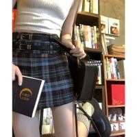 ราคา สินค้าใหม่ กระโปรงพลีททรงเอลายสก๊อตเอวคู่เข็มขัดฟรีเข้ากันทั้งหมด (46810933053)