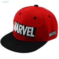 ราคา BRO แฟชั่นเด็กฤดูใบไม้ร่วง Marvel เย็บปักถักร้อยหมวกเบสบอลแบบนุ่ม Snapback Hip Hop หมวก (55156623338)