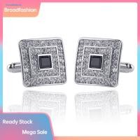 ราคา BRO 1 คู่ผู้ชาย Rhinestone เงา Cufflinks Cuff Links Evening Party อุปกรณ์เสริม (46206445549)