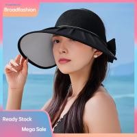 ราคา BRO Breathable Sun Visor หมวก Sun Visor หมวก Brim ผู้หญิงs ฤดูร้อน Sun Visor หมวก Brim Uv ป้องกันครึ่งเปิดหมวกชายหาดพร้อมโบว์ เหมาะสําหรับตกปลาเดินป่าท่องเที่ยว (25347992586)