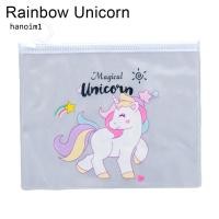 ราคา ฮัน น่ารักหัวใจเมฆยูนิคอร์นแหวนใสดินสอปากกาแฟ้มกระเป๋าแต่งหน้าเก็บกระเป๋า (44230193224)